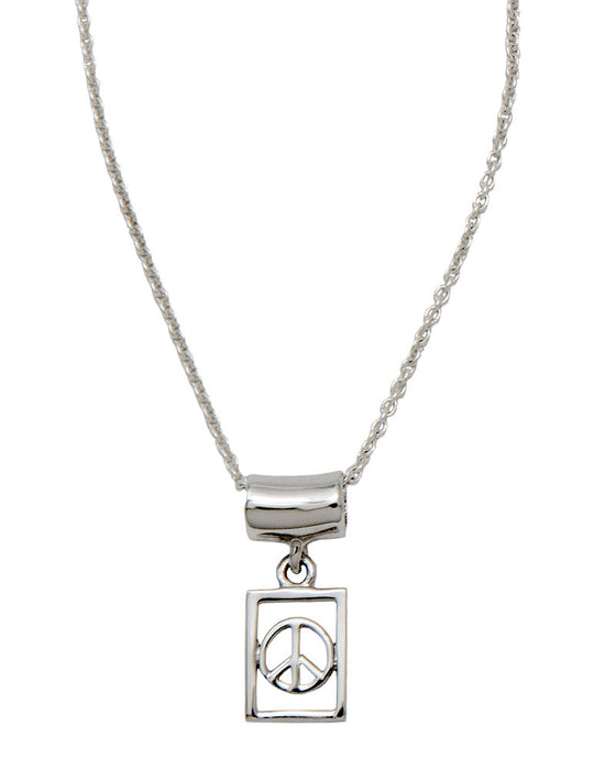 Modern Peace Tile Earring Charms - LooptyHoops