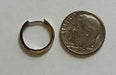 Two Tone 14K Gold Hinged Huggie Hoop Earrings (1.5mm), 0.4 inch (11mm) - LooptyHoops