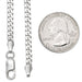 Sterling Silver Chain, Various Sizes & Styles - LooptyHoops