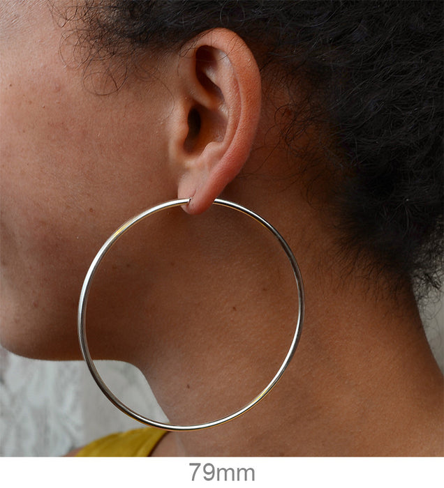 Sterling Silver Endless Hoop Earrings (2mm) All Sizes - LooptyHoops
