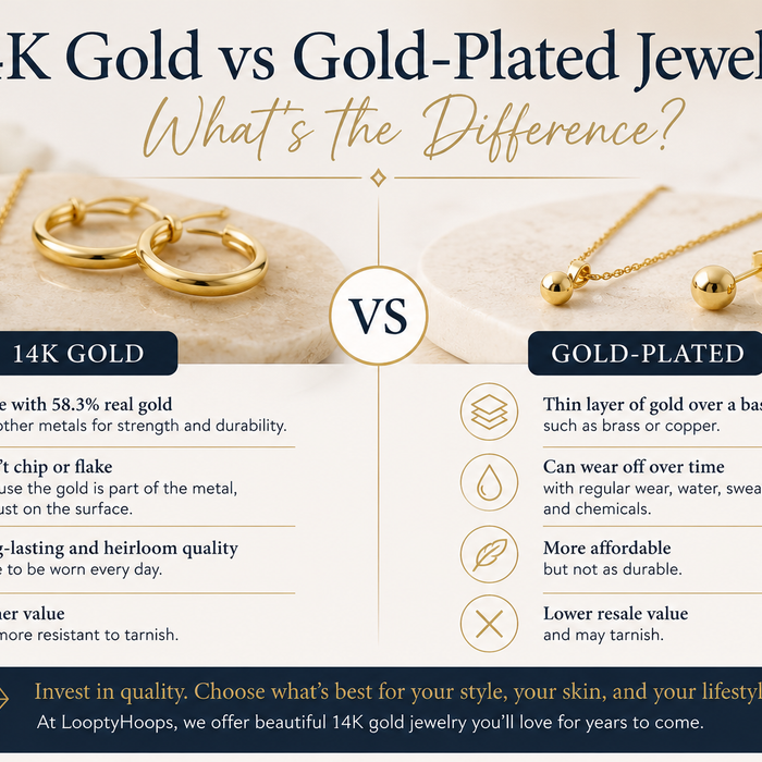 14K Gold vs Gold-Plated Jewelry: What’s the Difference?