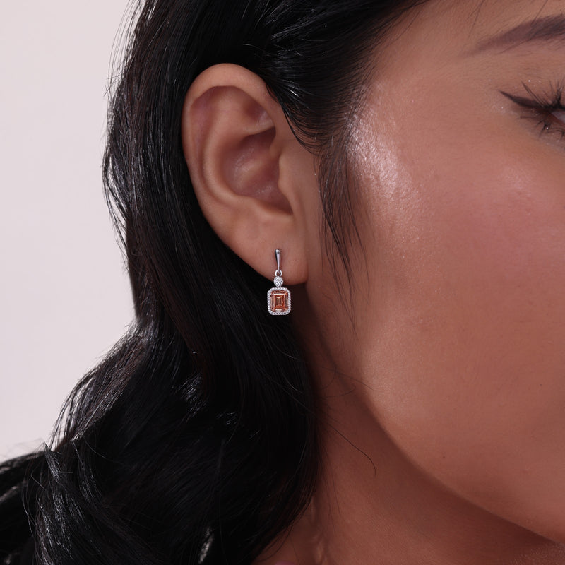 Lafonn Birthstone Emerald-Cut Drop Earrings – Sterling Silver & Lassaire® Simulated Diamonds