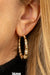 14k Yellow Gold Bamboo Hoop Earrings, All Sizes - LooptyHoops