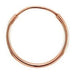 Single 14k Rose Gold Endless Hoop Earring (1mm) (20mm) - LooptyHoops