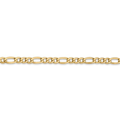 14K Yellow Gold 3.5mm Thick Link Necklace - LooptyHoops