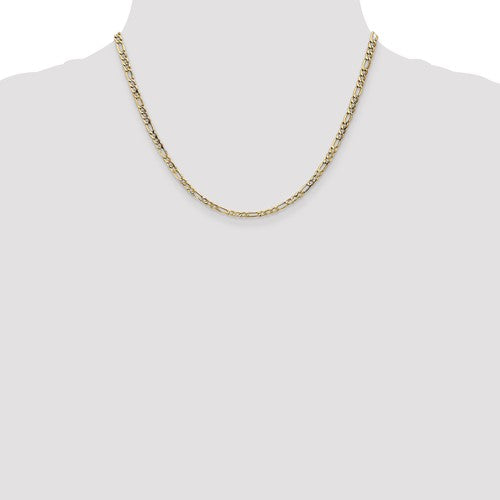 14K Yellow Gold 3.5mm Thick Link Necklace - LooptyHoops