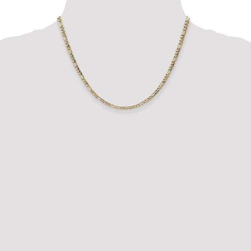 Zales 3.5mm Paper Clip Chain Necklace in Sterling Silver with Yellow  Rhodium | Hamilton Place