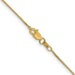 14k Yellow Gold Box Chain (0.7mm Thick) - LooptyHoops