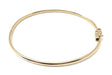 14K Yellow Gold Classic Bangle Bracelet - LooptyHoops