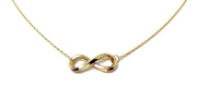 14k Yellow Gold Infinity Figure Eight Chain Bracelet - LooptyHoops