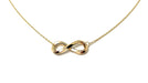 14k Yellow Gold Infinity Figure Eight Chain Bracelet - LooptyHoops
