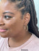 14K Gold Hexagon Shaped Hoop Earrings, 2mm Thick (20-30mm) - LooptyHoops