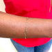 14k Yellow Gold Open Hearts Bracelet - LooptyHoops
