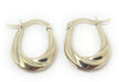 14K Gold Small Oval Hoops - LooptyHoops