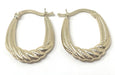 14K Gold Small Oval Hoops - LooptyHoops