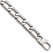 Stainless Steel Polished Open Link 8.5in Bracelet - LooptyHoops