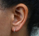 Small Sterling Silver Hinged Continuous Endless Hoop Earrings, 1.25mm Tube - LooptyHoops