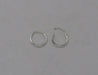 Small Sterling Silver Hinged Continuous Endless Hoop Earrings, 1.25mm Tube - LooptyHoops