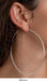 Sterling Silver Hinged Continuous Endless Hoop Earrings, All Sizes - LooptyHoops