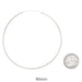 Sterling Silver Hinged Continuous Endless Hoop Earrings, All Sizes - LooptyHoops