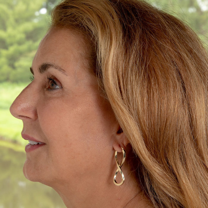 Figure 8 shop hoop earrings