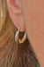 14K Gold Small Oval Hoops - LooptyHoops