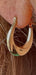 14K Gold Small Oval Hoops - LooptyHoops