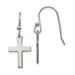 Stainless Steel Cross Dangling Earrings, 28mm - LooptyHoops