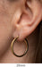 14k Yellow Gold Square Tube Hoop Earrings (2mm), All Sizes - LooptyHoops