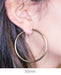 Large 14K Yellow Gold Lightweight Tube Hoop Earrings, (2.5mm Tube) All Sizes - LooptyHoops