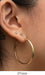 14k Yellow Gold Classic Click-Down Hoop Earrings (2.75mm), All Sizes - LooptyHoops