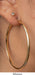 14k Yellow Gold Classic Click-Down Hoop Earrings (2.75mm), All Sizes - LooptyHoops