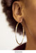 14k Yellow Gold Diamond Cut Click-down Hoop Earrings (2mm), All Sizes - LooptyHoops