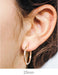 14K Rose Gold Diamond Cut Tube Hoop Earrings (2mm), All Sizes - LooptyHoops