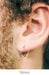 14K White Gold Continuous Endless Hoop Earrings (1.2mm), All Sizes - LooptyHoops