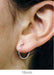14K White Gold Continuous Endless Hoop Earrings (1.2mm), All Sizes - LooptyHoops