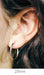 14k White Gold Endless Hoop Earrings (3mm), All Sizes - LooptyHoops