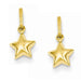 14k Yellow Gold Star Hoop Earring Charms - LooptyHoops