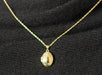 14K Yellow Gold Floral Oval Locket Pendant, 19mm x 17mm - LooptyHoops