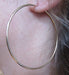 14k Yellow Gold Continuous Endless Hoop Earrings (1.5mm), All Sizes - LooptyHoops