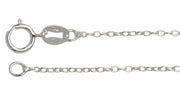 Sterling Silver Chain, Various Sizes & Styles - LooptyHoops