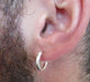 Sterling Silver Hoop Earrings with Click-Down Clasp (2mm), All Sizes - LooptyHoops