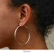 Sterling Silver Hoop Earrings with Click-Down Clasp (2mm), All Sizes - LooptyHoops