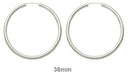 Sterling Silver Endless Hoop Earrings (2mm) All Sizes - LooptyHoops