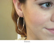 Sterling Silver Endless Hoop Earrings (2mm) All Sizes - LooptyHoops