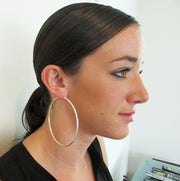 Sterling Silver Endless Hoop Earrings (2mm) All Sizes - LooptyHoops