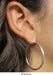 Sterling Silver Classic Click-Down Hoop Earrings (3mm), All Sizes - LooptyHoops