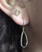 14K Yellow Gold Fleur De Lis Post Stud Earrings, 7.45 x 8.25mm - LooptyHoops