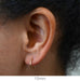 14k Tiny Gold Thin Endless Hoop Earrings (1mm), 10mm - LooptyHoops