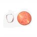 14k White Gold Oval Hinged Huggie Hoop Earrings, .50 Inches (12mm) (3mm Wide) - LooptyHoops